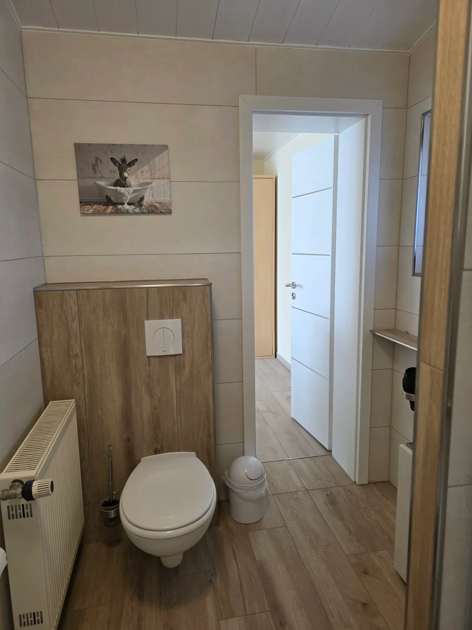 Badezimmer im Ferienhaus 2 mit WC