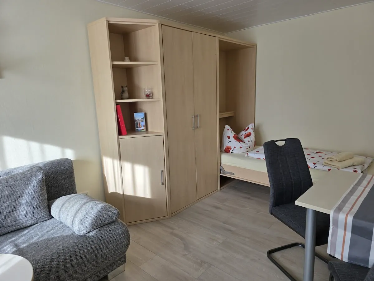 Wohn- und Schlafbereich im Ferienhaus 2